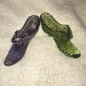 Glass shoes both for 8